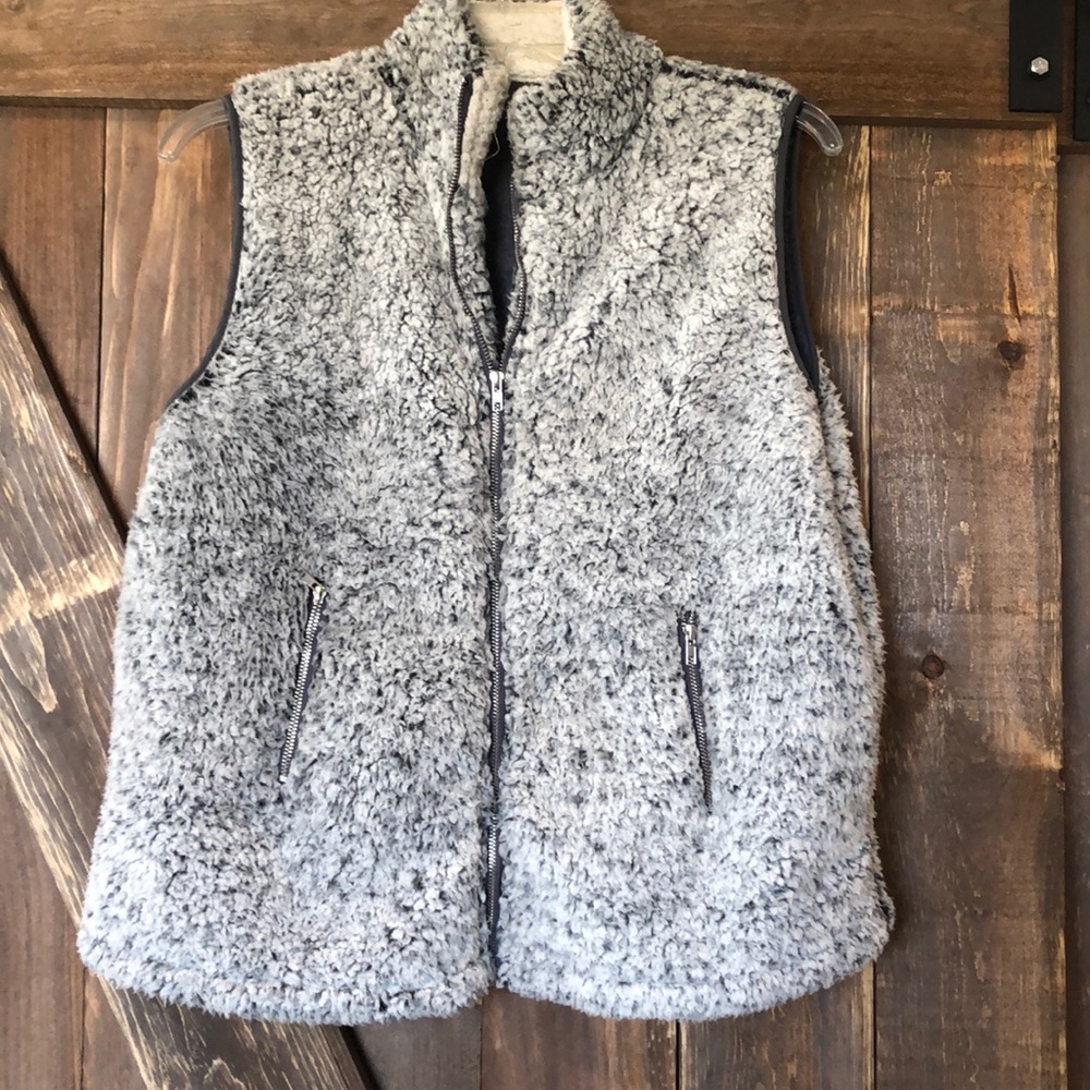 Fluffy vest